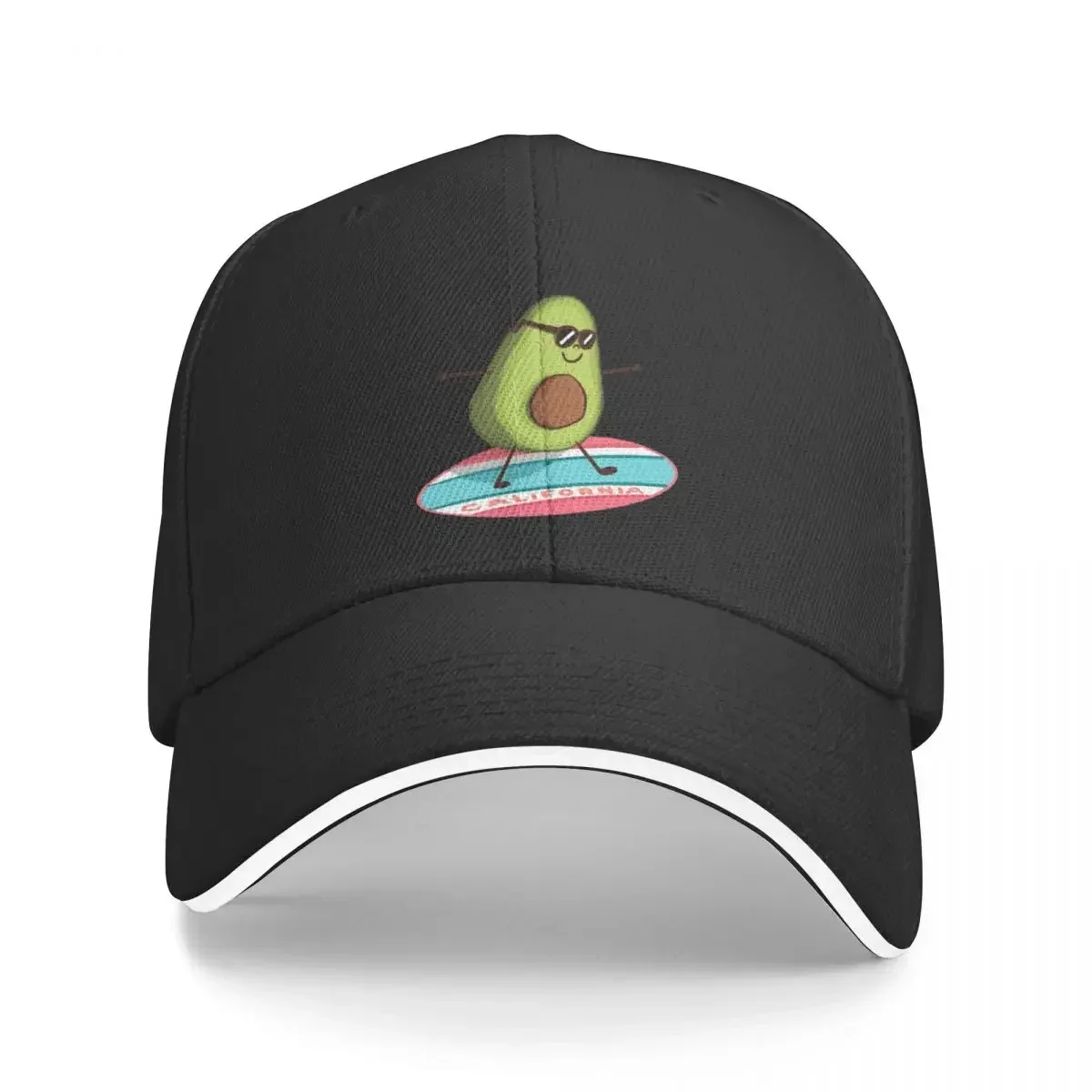 

California Avocado Surfing Baseball Cap Kids Hat Women's Beach Outlet Men's