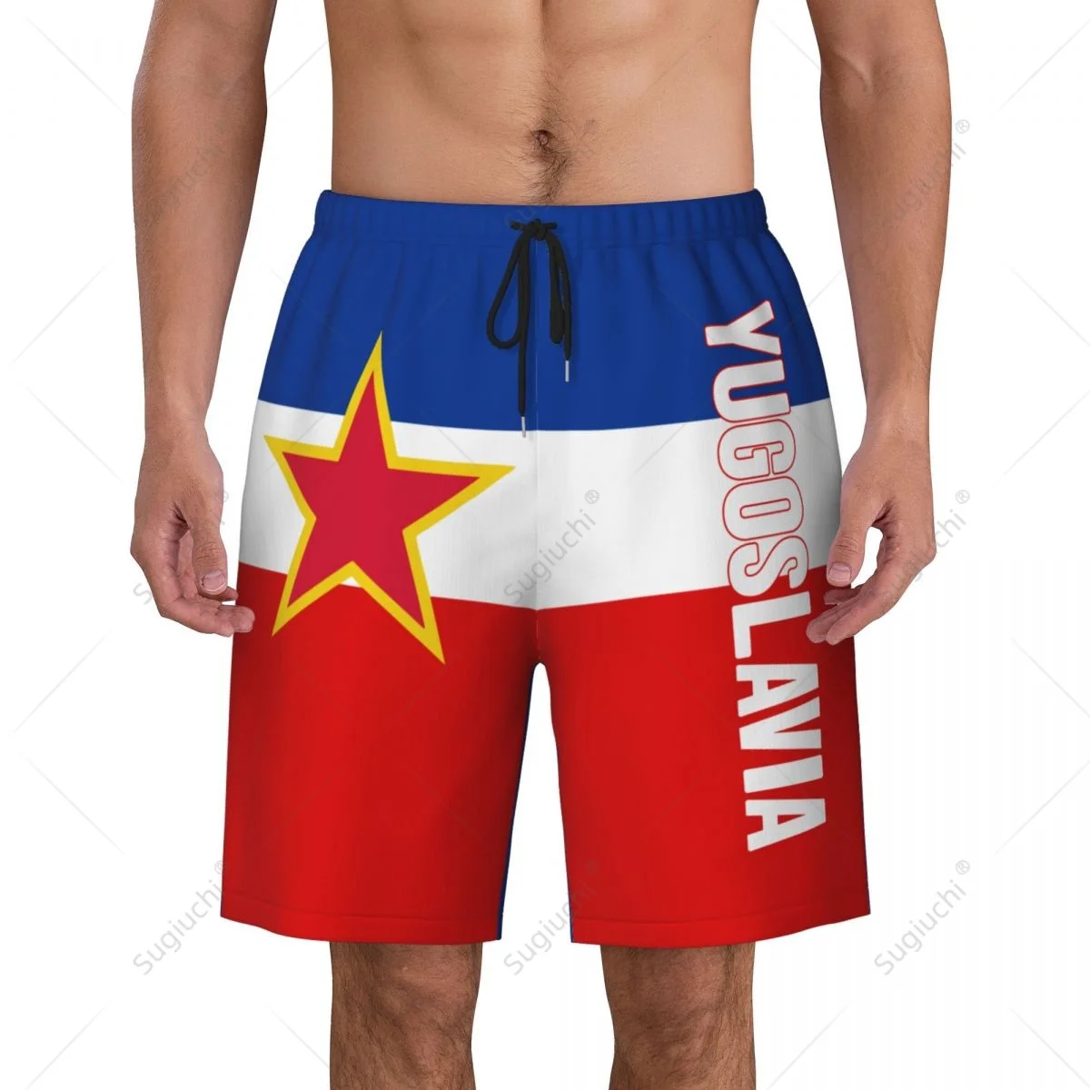 

Мужские пляжные шорты с флагом Македонии, шорты для серфинга, для мальчиков, для футбола, езды на велосипеде, одежда для бега, полиэстер