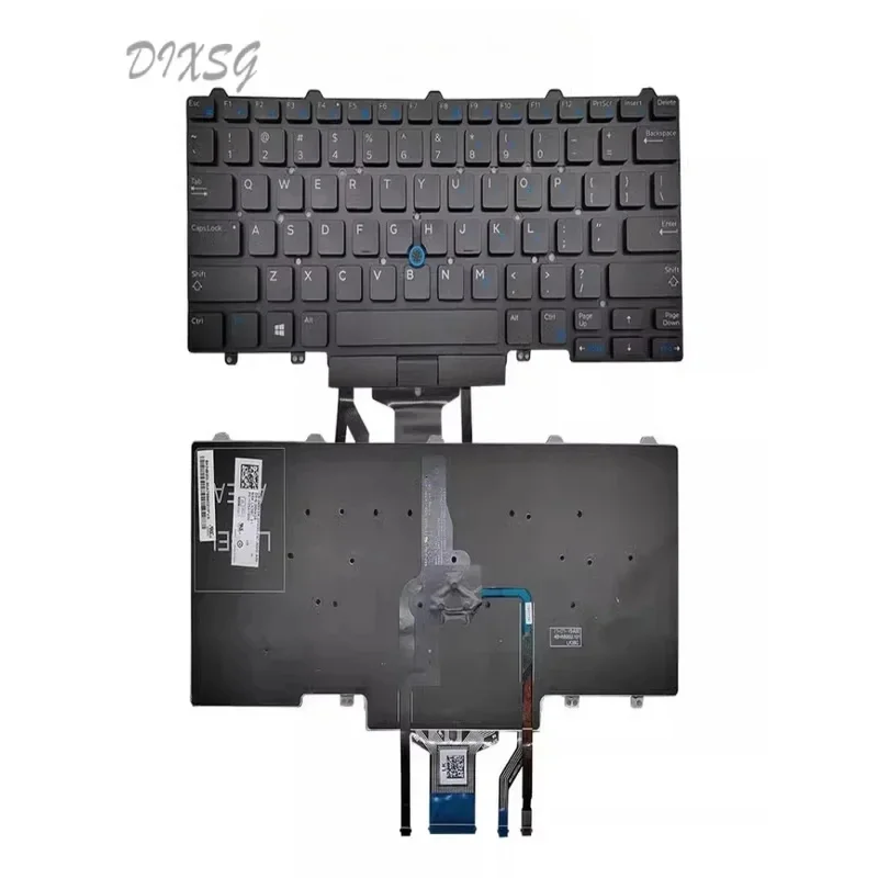 

E7450 американская клавиатура для ноутбука Dell Latitude E5450 E5470 E7470 E5480 E5490 7480 7490 5480 5488, 95% новая