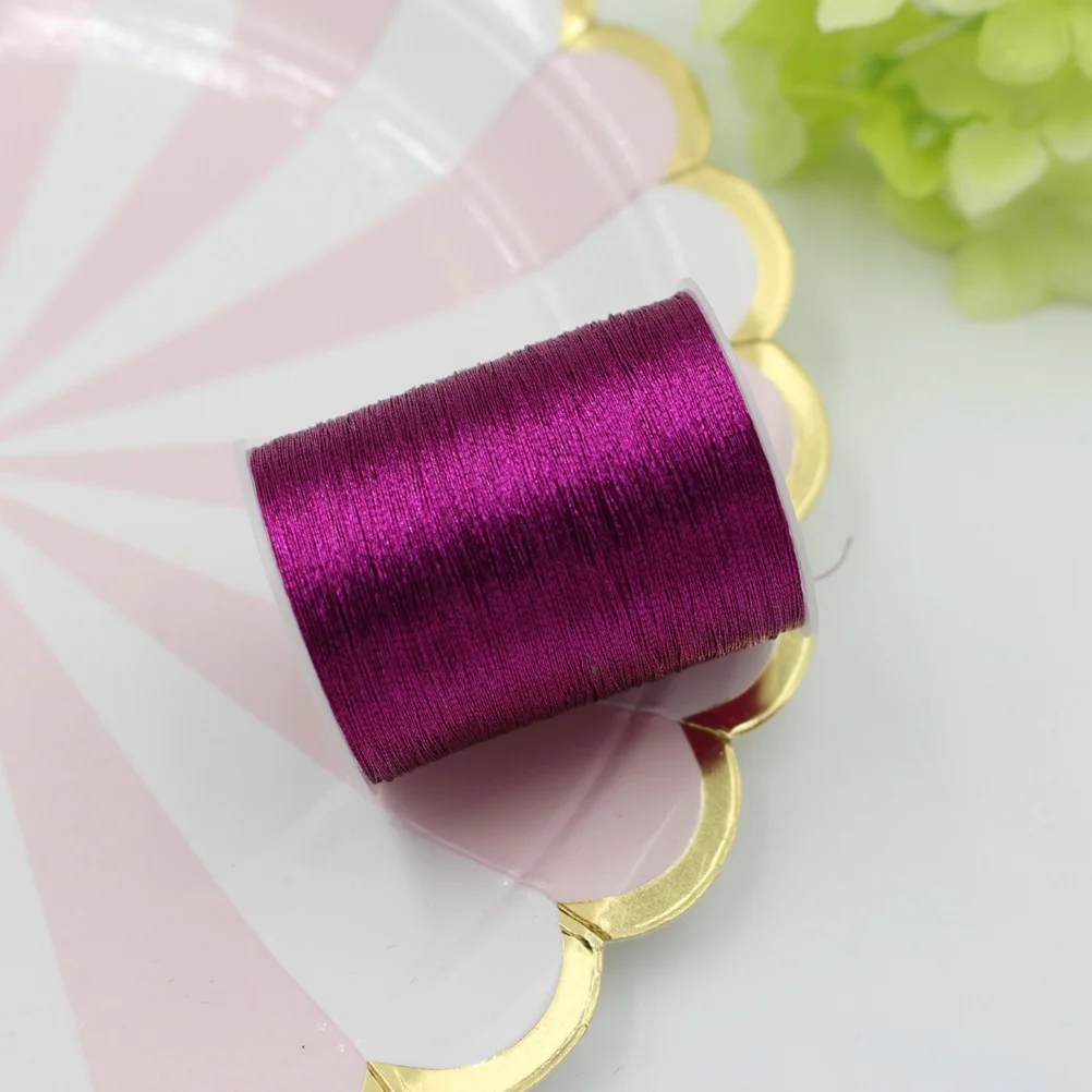 

Metallic Embroidery Thread Set Multicolor Polyester Glittery Metallic Thread for Sewing Machine Embroidery Needlework Crochet