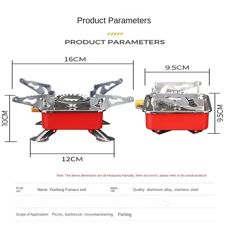 Portable Camping Gas Stove Mini Burner Cooker Foldable Windproof Cassette Stove Burner Hiking Picnic Cookware Barbecue BBQgrill