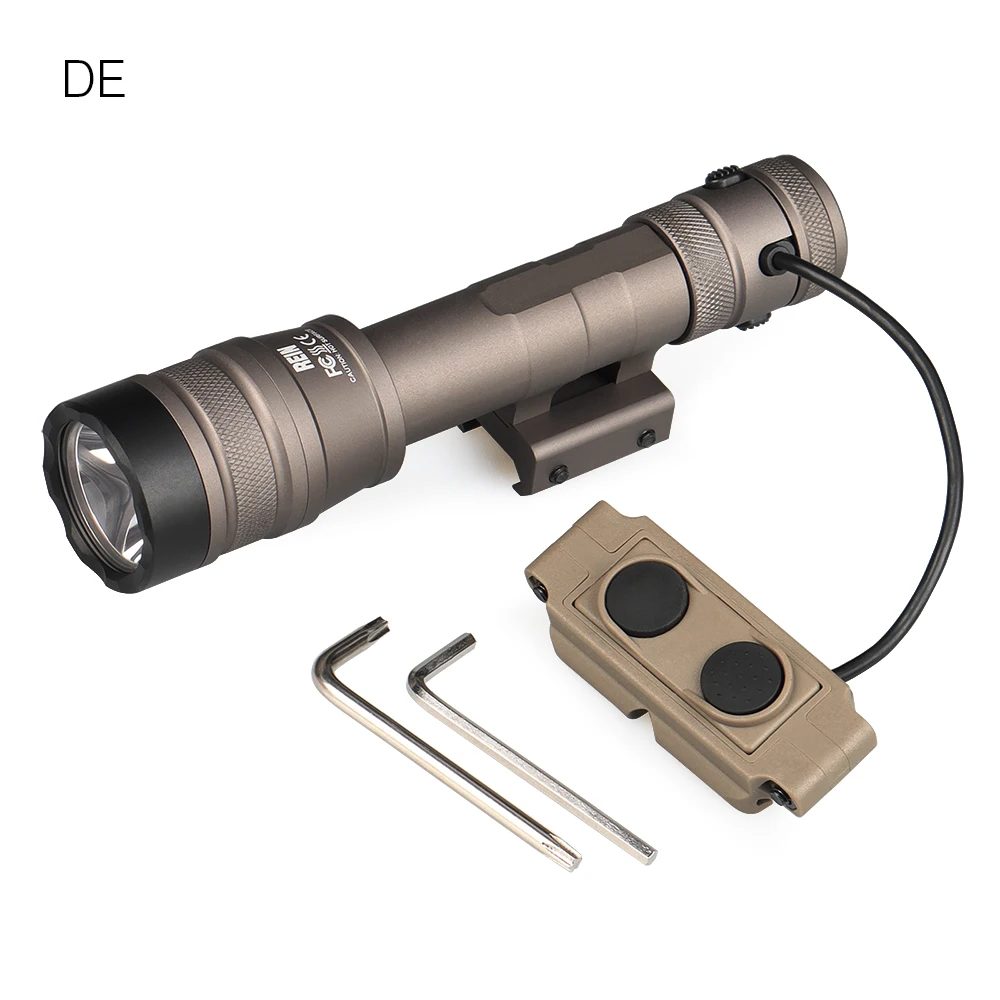 Airsoft Accessories Tactical Flashlight LED Weapon Light 1400 lumens flashlight with Remote Press Switch GZ15-0154