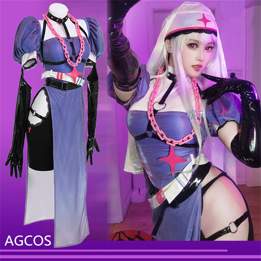 

AGCOS Muse Dash Maid Maria Cosplay Costume Woman Halloween Cosplay Dress Sexy Uniforms