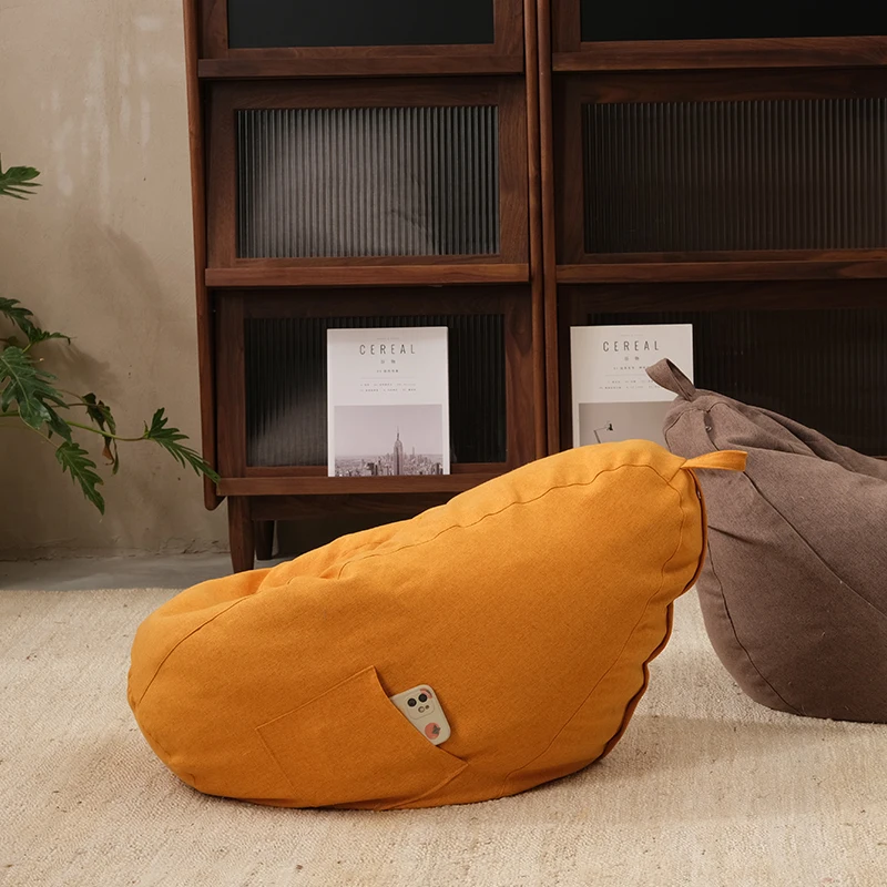 

Lazy sofa bean bag balcony bay window bedroom living room tatami single leisure seat can be read by sleeping children.