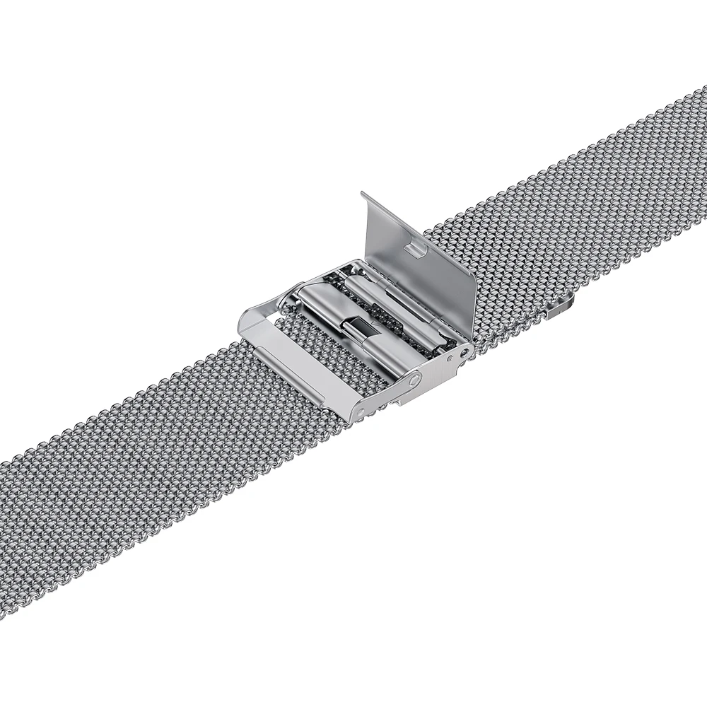 18mm 20mm 22mm 24mm Armbänder Universelle Ersatzriemen Damen Herren Armband Silbernes Armband 0,6/1,0mm Mesh Milanese Metallarmband – Detail 21