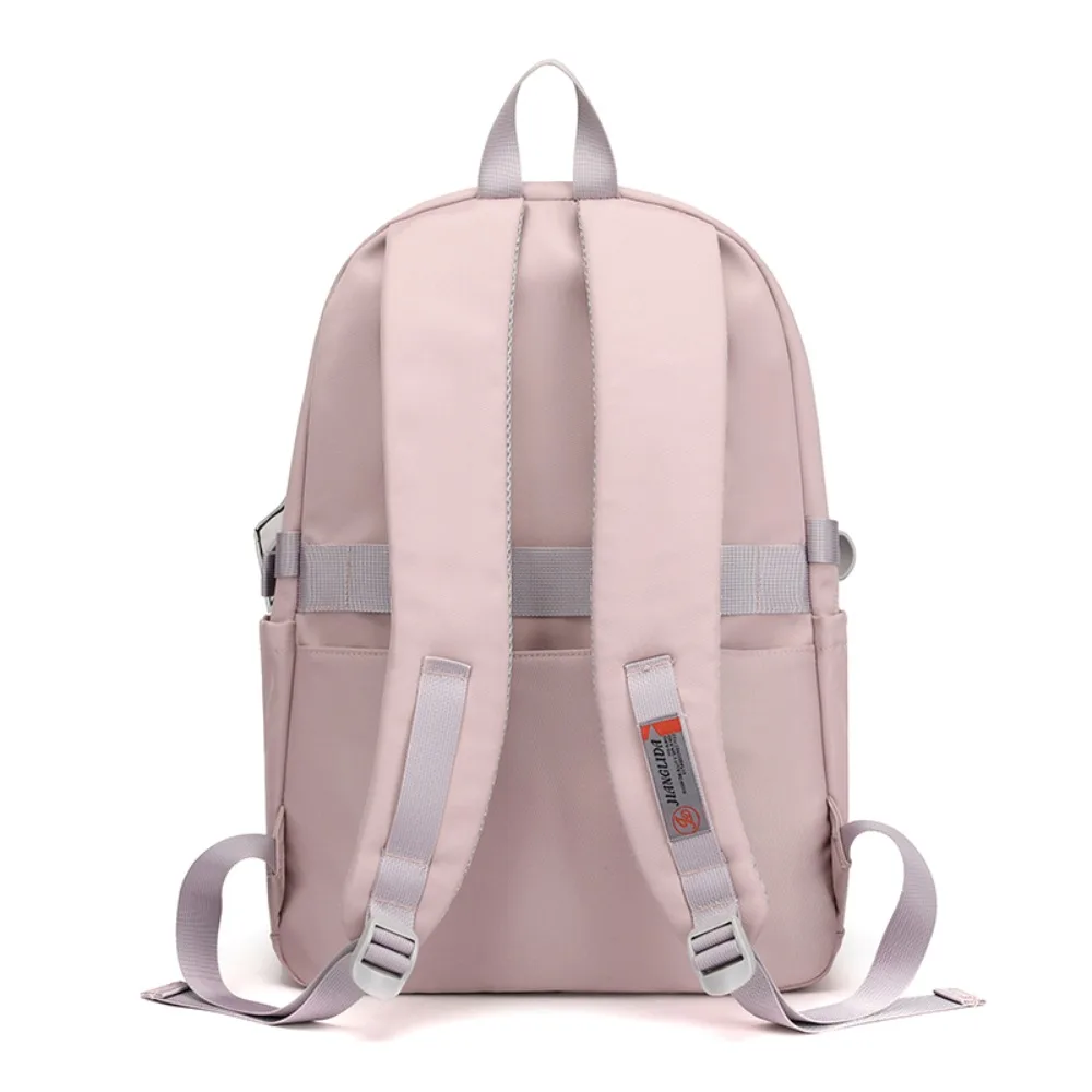 New Nylon Material School Bags Large Capacity Waterproof Rucksack Bagpack Breathable Lightweight School Backpack Man Wowen