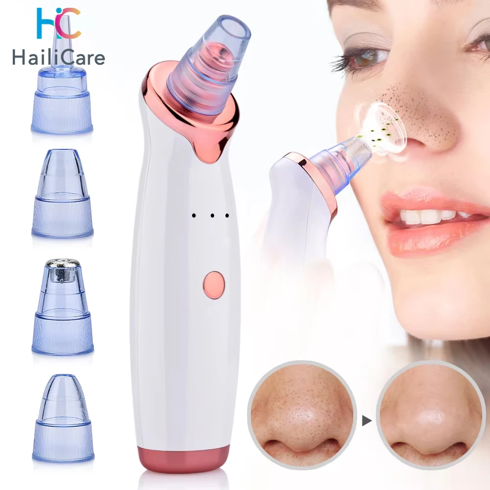 Removedor de espinillas faciales, aspirador de poros, limpiador eléctrico de espinillas y espinillas, herramienta de limpieza Facial de ciclo de agua recargable por USB