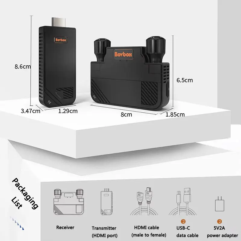 Projecteur sans fil compatible HDMI, émetteur, récepteur, prise en charge de plusieurs à un, 100m, téléphone portable pour la réunion, nouveau