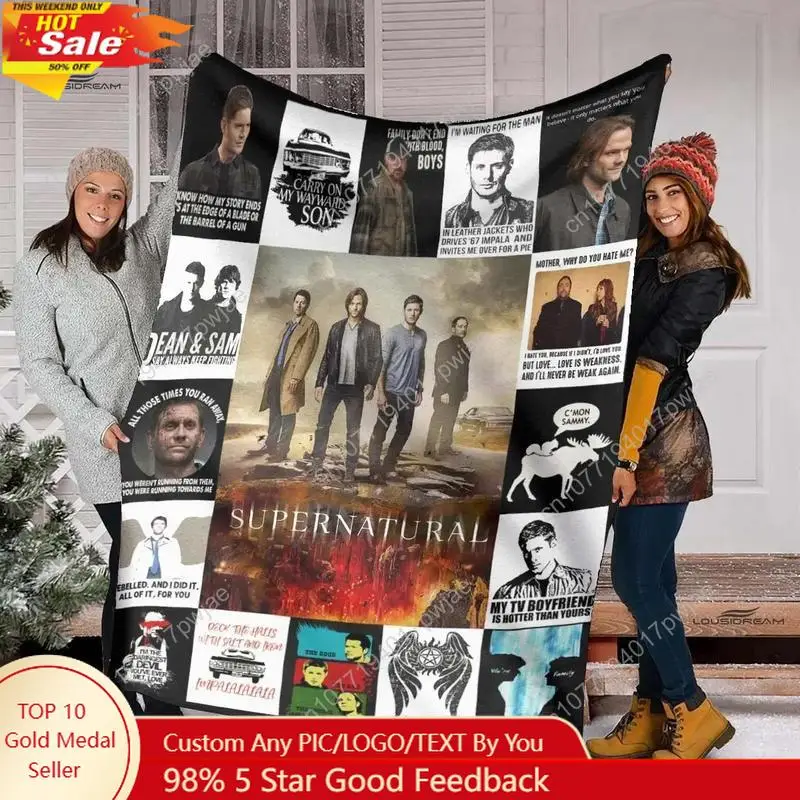 

Multi-size Supernatural 3D Printing Four Seasons Blanket Sofa Cover Travel Bed Plush Blanket Lightweight Flannel Blanket