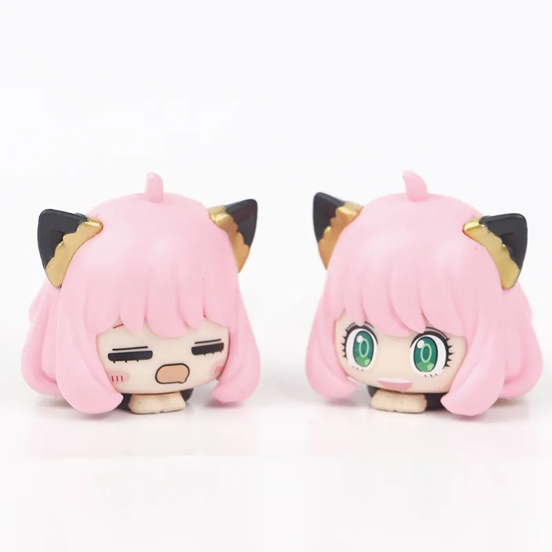 6 قطع من الرسوم المتحركة اليابانية SPY×FAMILY Kawaii على شكل رسوم متحركة لسطح المكتب ملحقات الرسوم المتحركة هدية صغيرة