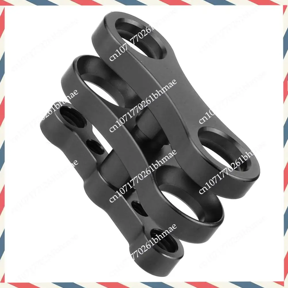 

-A21Z Tripod Butterfly Clip Clamp 1Inch Ball Joint Arm 1/4 3/8 Mount For Gopro Cameras Underwater Diving Lights Torch