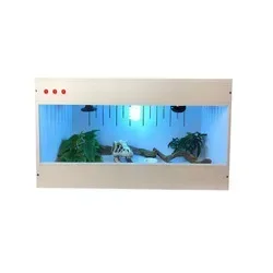 High-grade new PVC double temperature control box 100*50*50 cm for reptile pet breeding room