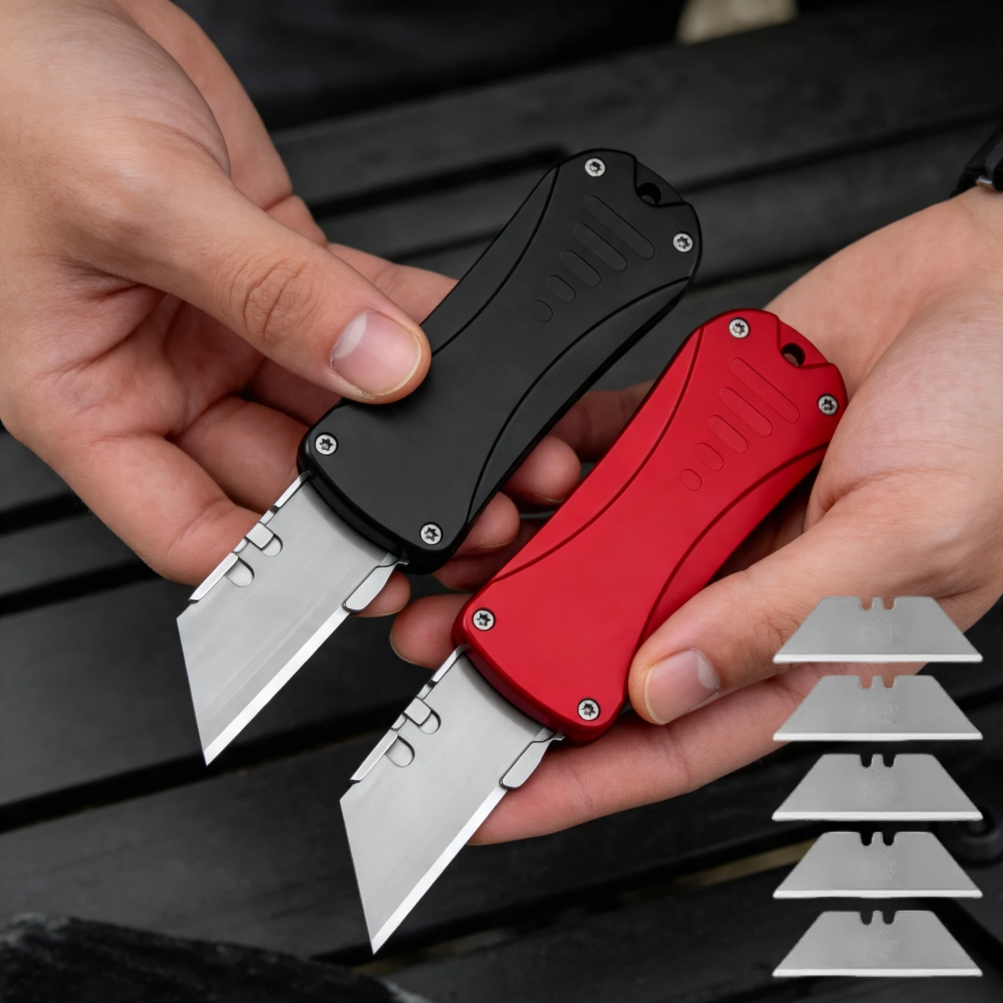 2026 Aluminum Alloy Knife Home Office-Specific Anti-Shock Labor-Saving Leather Carpet Cutting Knife Multi-Function Craft Knives
