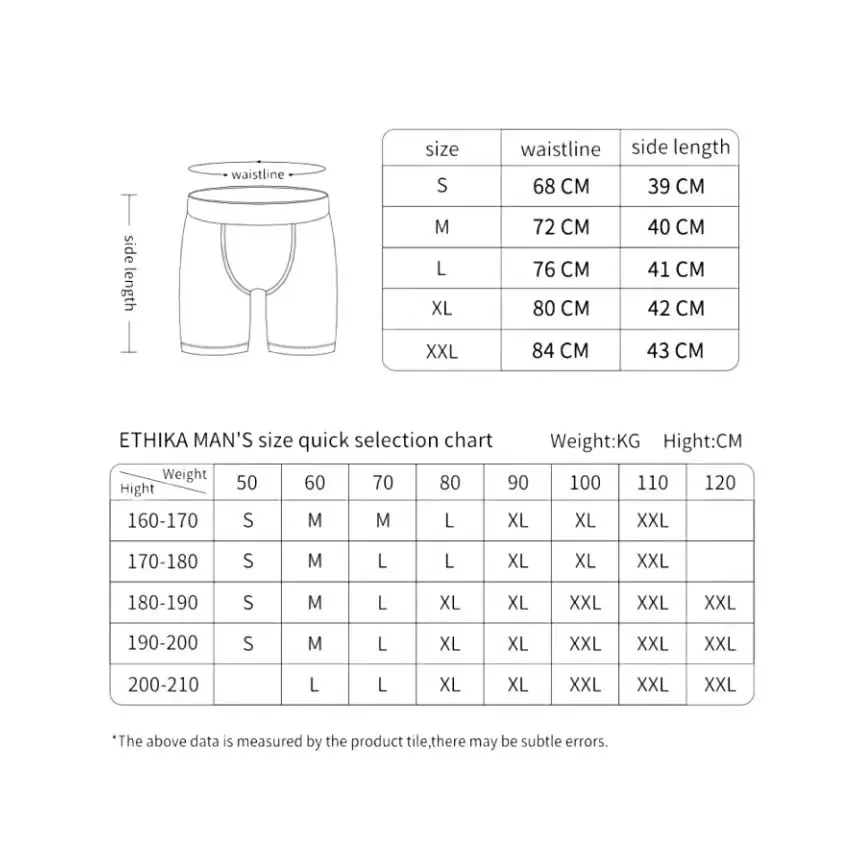 1pcs Fashion Printed Men\'s Briefs Boxer Briefs Cueca Men\'s Briefs Underwear Men\'s Boxer Briefs Sexy S-XXL Men\'s Boxer Briefs