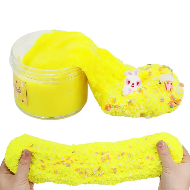 

Crispy Sludge 200ml DIY Crystal Glue & Stretchy Butter Sludge Premade Bunny Sludge For Party Favor Kids Toy Stress Relief Soft