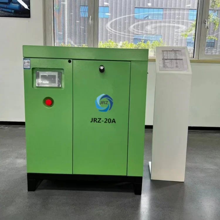 Factory Direct Sale JRZ-20AYS 0.8MPa Permanent Magnet Integrated Screw air Compressor 3200r/min 15KW 8bar 73±2dB(A) 380v 50Hz