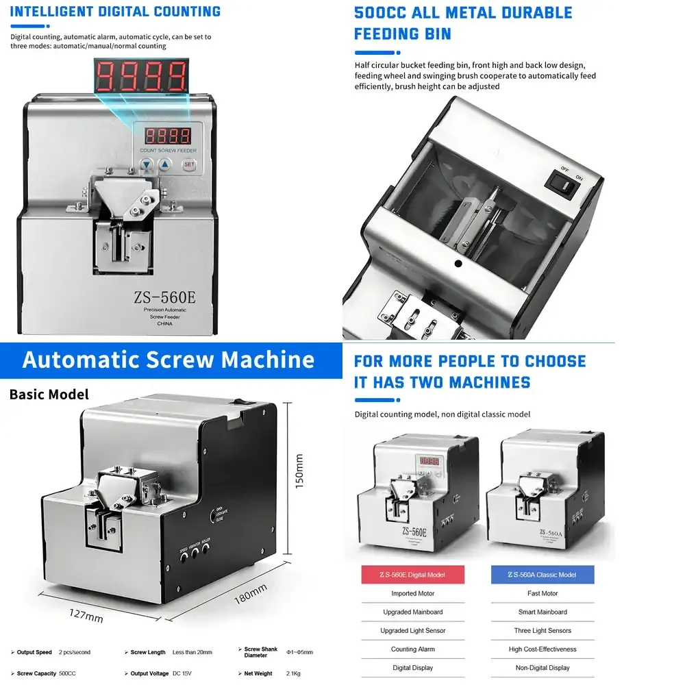 

2026-Fully Automatic Screw Machine Arrangement Machine M1-M5 Screws Feeder Tools Track Screw Supply Machine