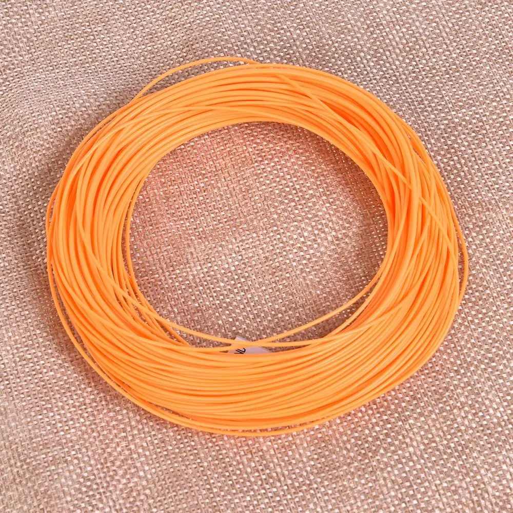 Fishing Tools 100FT Fly Fishing Line WF3FWF8F Welded Loop Forward Floating Fluo Front 4 Colors Weight Fishing Line Nymph Fishing