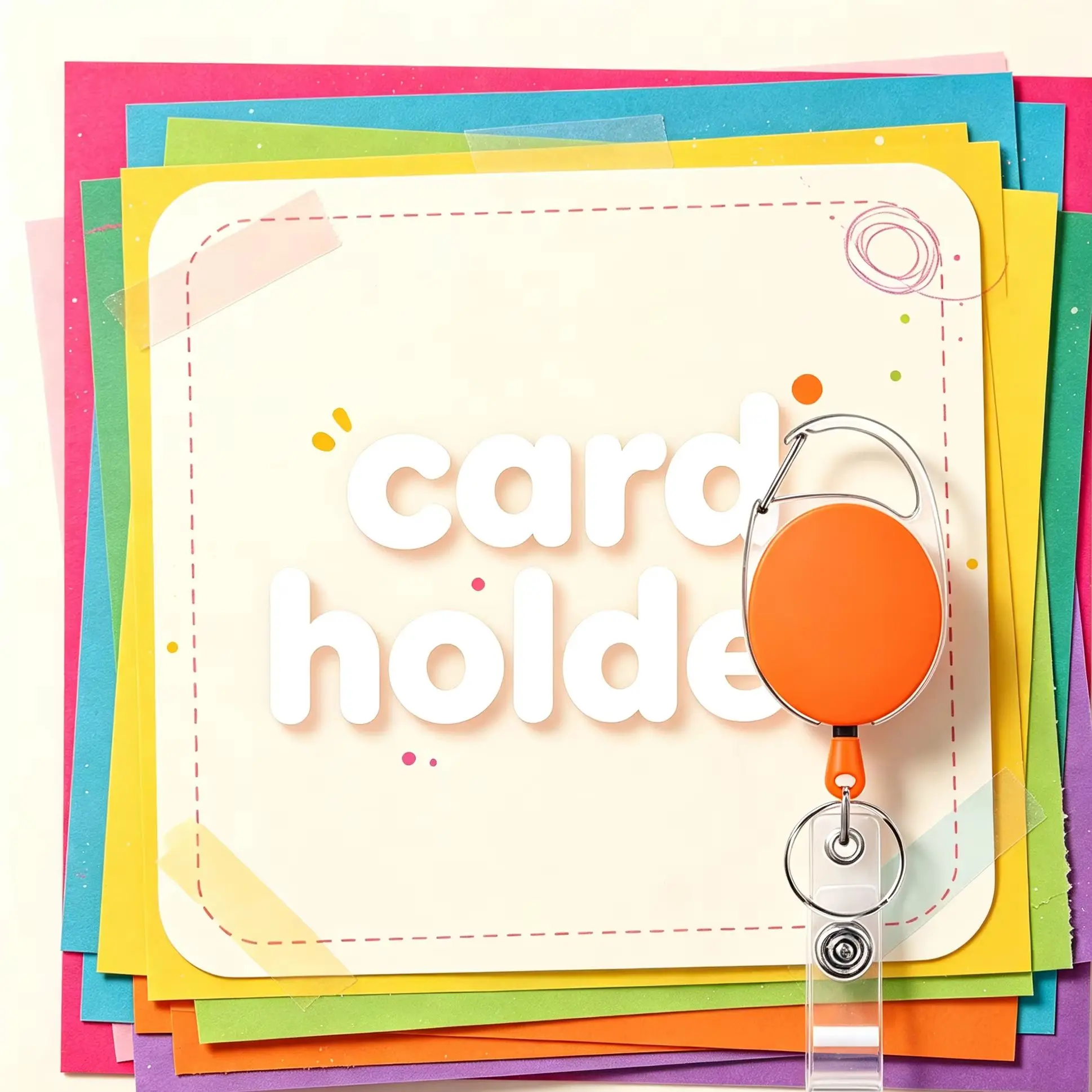 High Elastic ABS Retractable Badge Holder Zinc Alloy Retractable Reel Clip, Portable PVC Work ID Card Cover Office School
