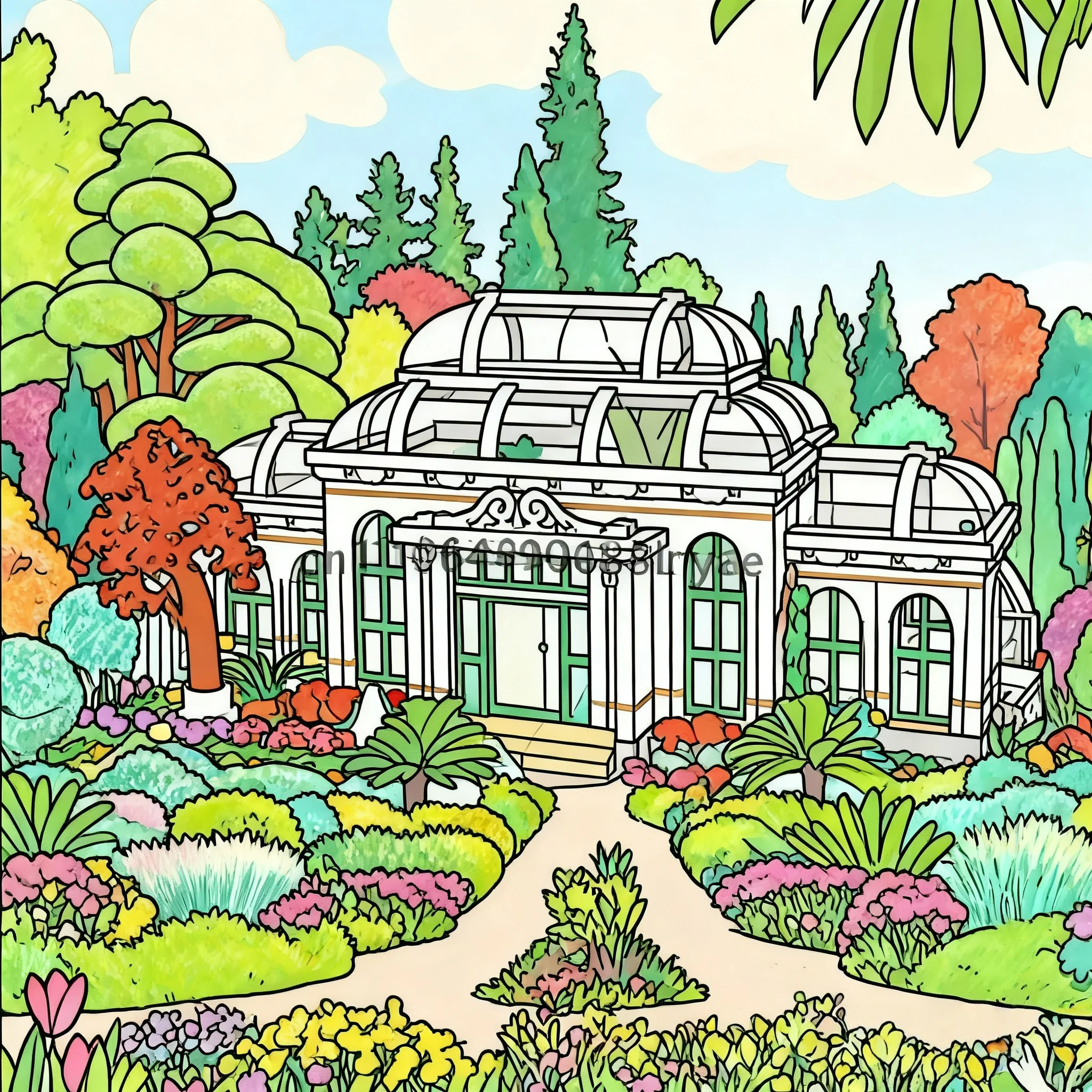 Blocos de construção de vista de rua modelo de jardim botânico, enorme conjunto de blocos de construção arquitetônicos de vista de rua, presente de Natal para adultos