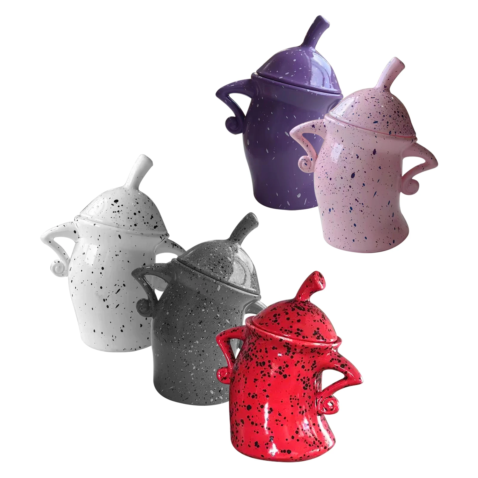 Teapot with Attitude Easy To Store Multi Purpose PVC Food Canisters Drop Resistant Decorate Stylish for Halloween Ornaments