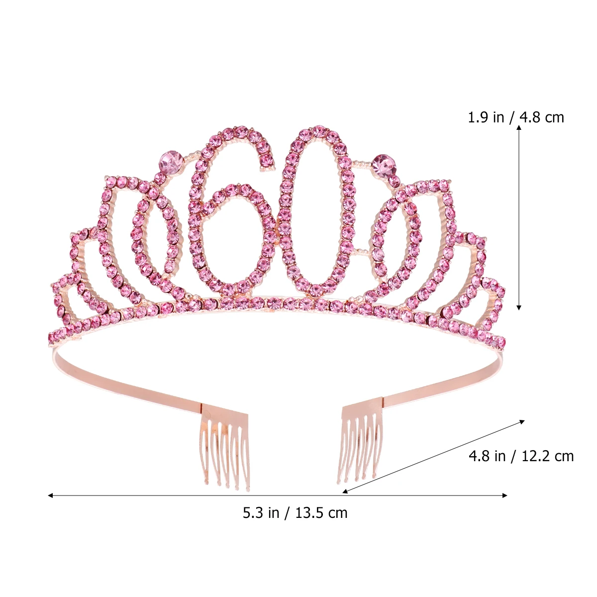 

Birthday Headband Accessories Girls Hair Toppers Tiara Women Decorations Cake Happy Headdress Delicate Number Crown Exquisite