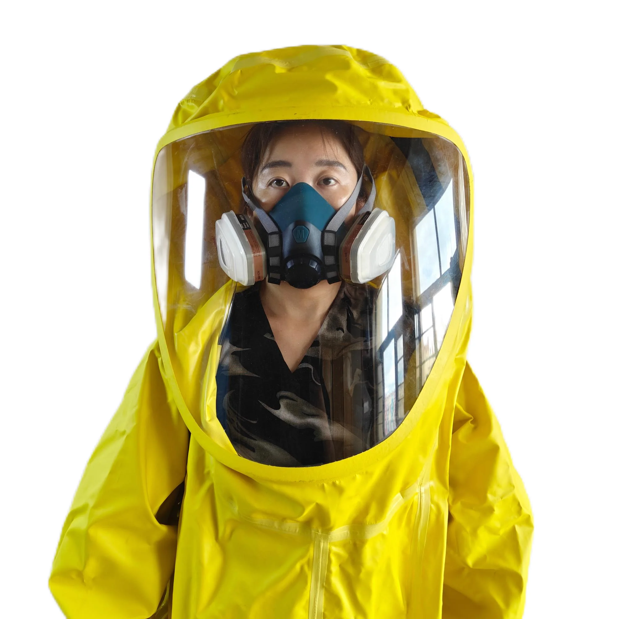 Good quality Class tightness fully enclosed heavy duty chemical protective  for firefighters Body Protection Suit