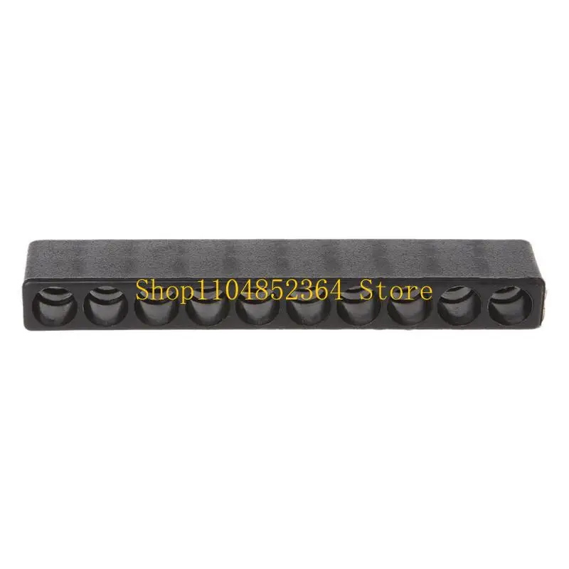 652F 12 Holes Bit Organiser Screwdriver Bit Holder Plastic Shank Drill Bit Storage Case for Saving Space Home
