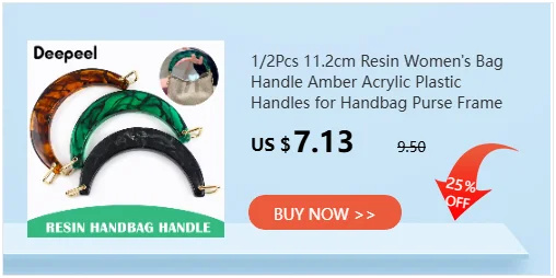 2Pcs 9.4cm Resin Round Bags Handle Plastic Amber O Ring for Wovenbag Purse Handbag Handles DIY Handmade Craft Bag Accessories
