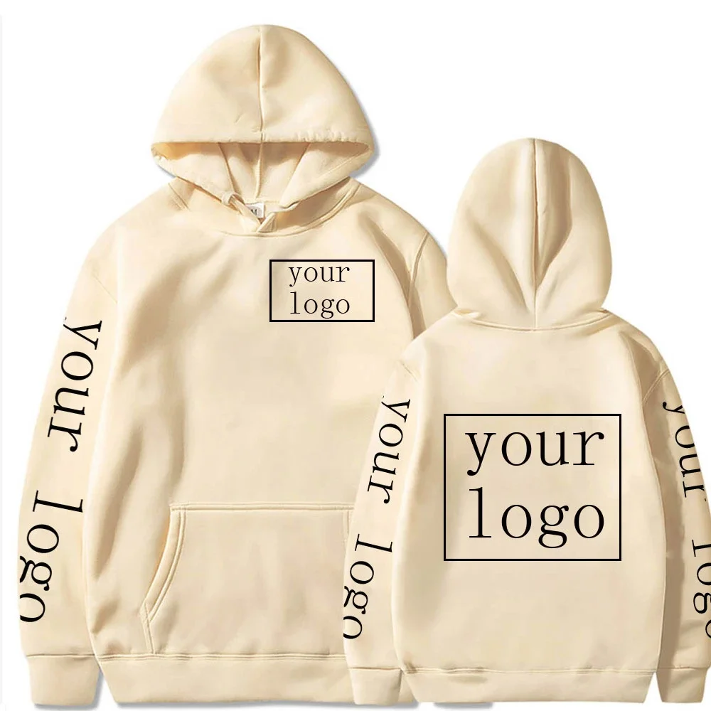 Europe and the United States your own design brand logo / Pictures of personalised men's hooded sweatshirt hoodie