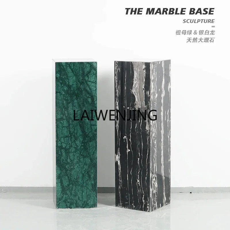 MJY marble base entrance floor ornament marble sculpture base customization