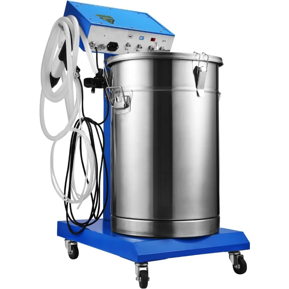 40W 45L Electrostatic Powder Coating Machine with Spraying Gun Paint 450g Per Minute WX-958 Powder Coating System (40W 45L)