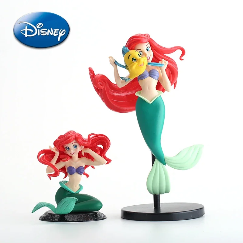 

Disney Ariel Action Figure The Little Mermaid Princess Anime Figures Pvc Figurine Car Home Decor Collection Toys Children Gifts