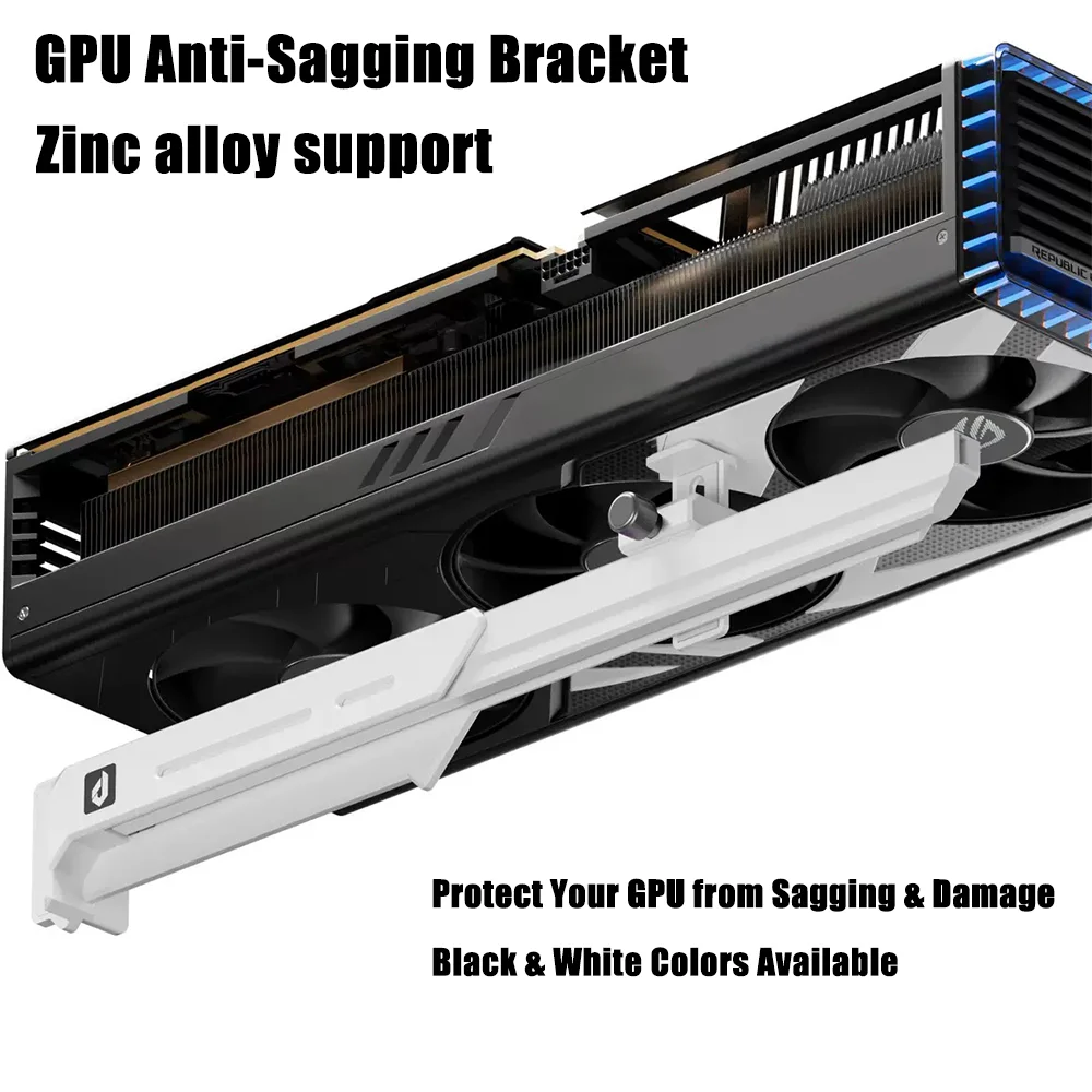 

Adjustable Zinc Alloy GPU Anti-Sag Bracket, Graphics Card Support Holder