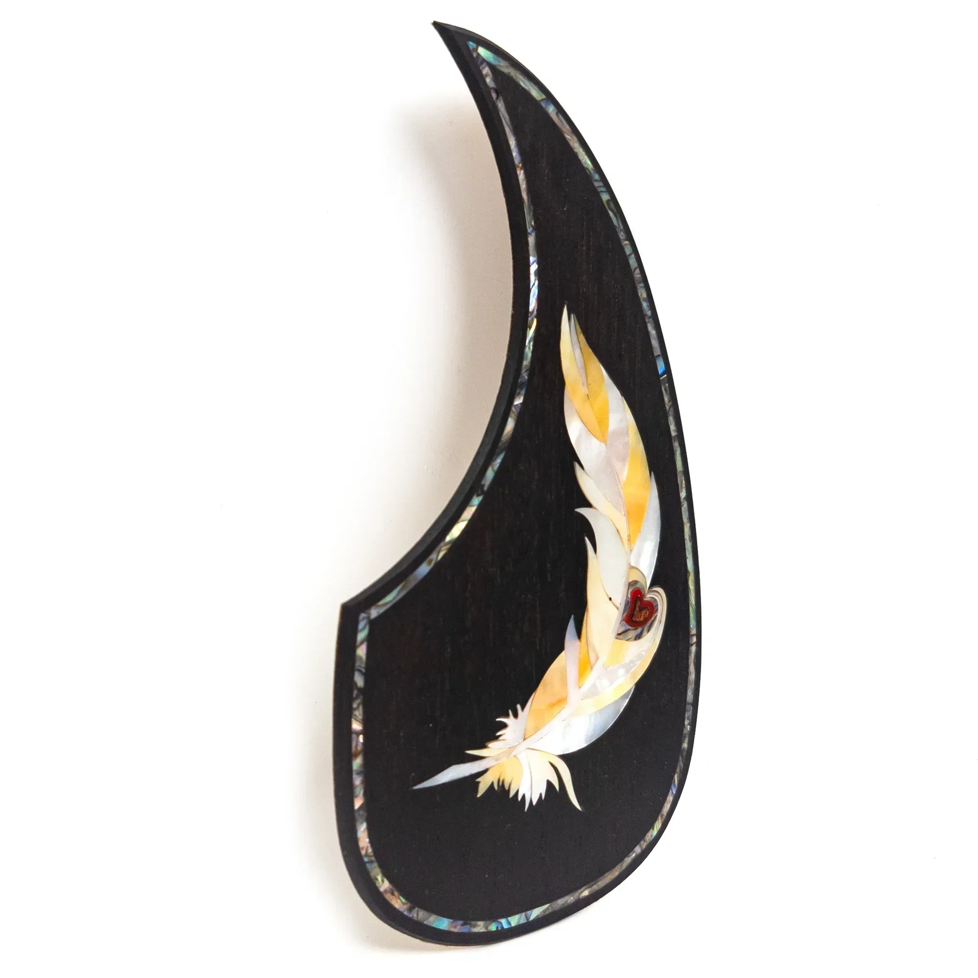 rosewood-acoustic-guitar-pickguard-abalone-shell-inlay-2mm-thick-self-adhesive-scratch-plate-for-40-41-inch-guitar