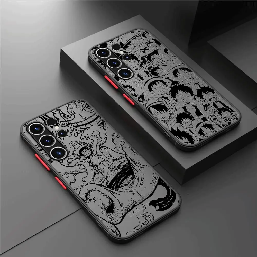 Case for Samsung Galaxy S20 FE S10 Lite S23 Ultra S21 Plus S9 S22 5G Luxury One Piece L-Luffy Art