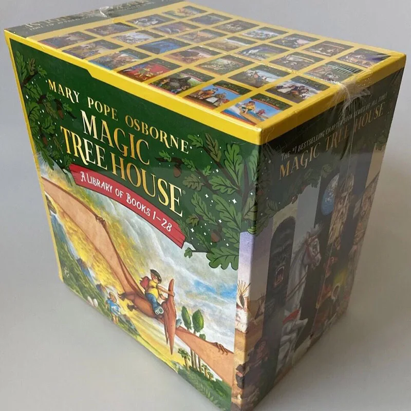 English version Magic Tree House 1-28 and 29-55 volumes English reading story book children\'s adventure science book