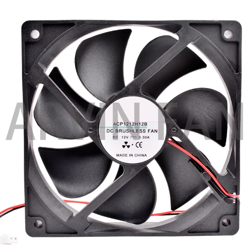 

12cm 12025 120mm Fan 120x120x25mm DC12V 0.12A 0.30A Double Ball Quiet High Air Volume Power Cooling Fan