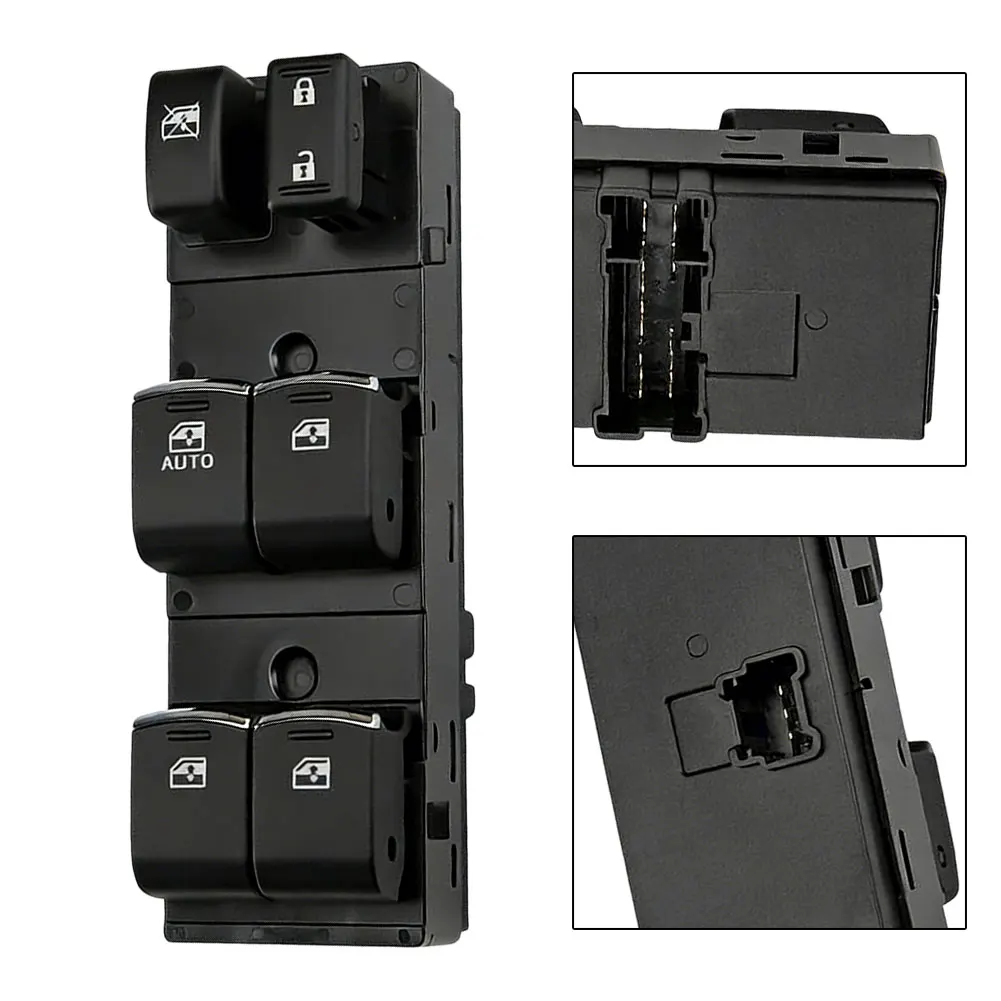 

Car Switch Door Control Panel Black Power Window Switch Direct Replacement Easy Installation For Vehicle Repair