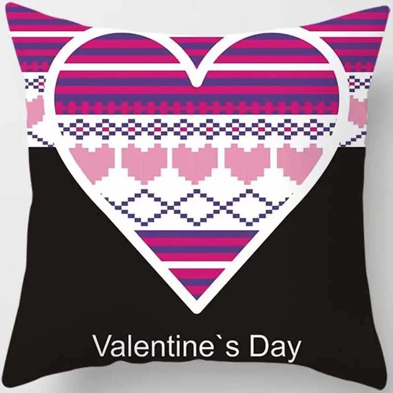 Love Heart Sexy Thong Skull Hipster  Love Letter Pattern Pillow Cases  High Quality Square Thick Pillow Case Covers