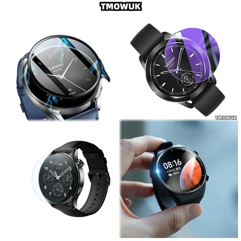 

For Xiaomi Watch Watch S1 S3 Pro S4 Sport, Ultra-Thin HD Anti-Scratch Tempered Glass Protector, 9H Hardness
