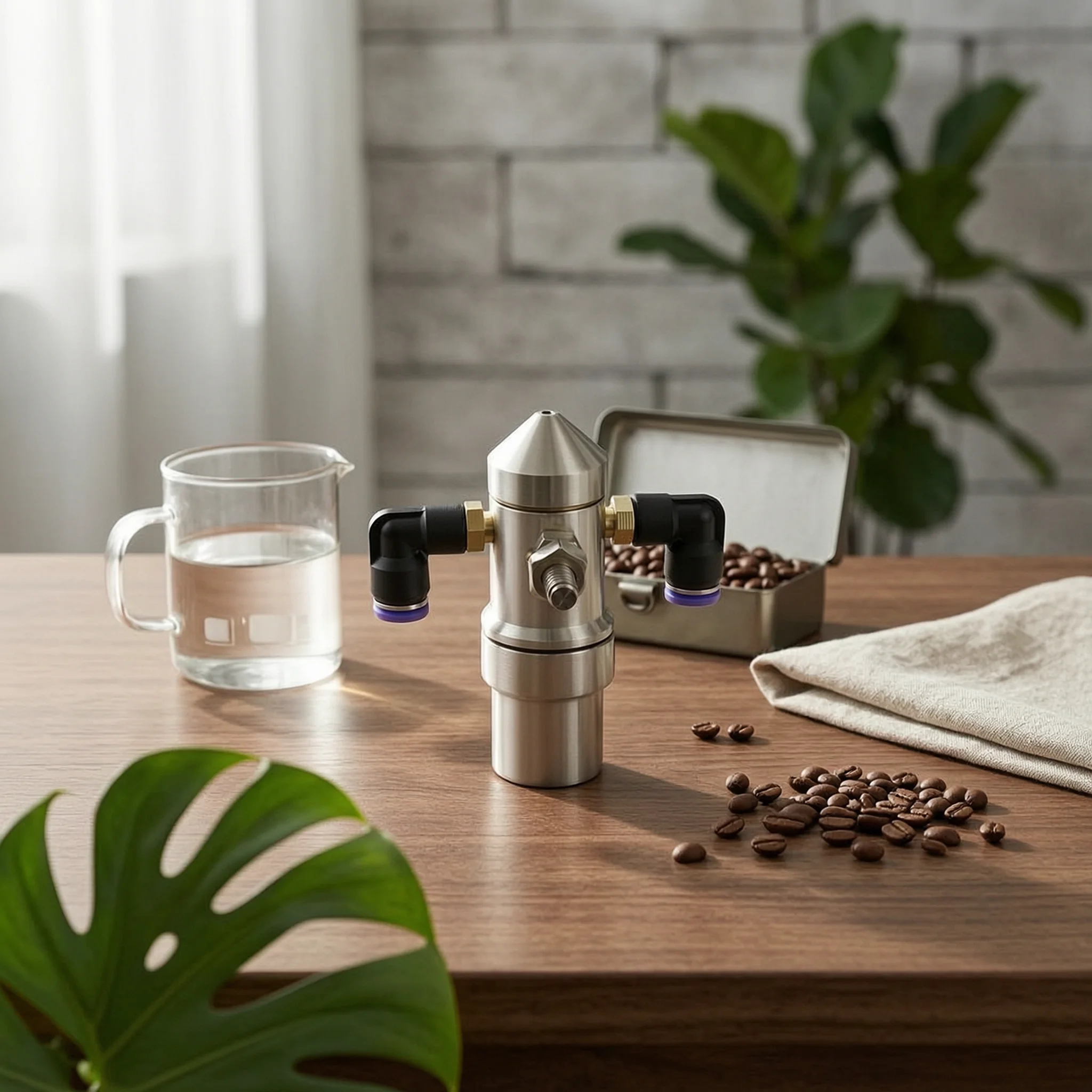 Precision Bocal Misting Nozzle with Brass Jets Humidifying Spray Nozzle for Manufacturing Humidity Stability