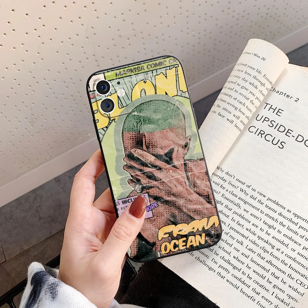 F-Frank Rapper Ocean Phone Case Silicone Soft For IPhone 16 15 14 13 12 11 Plus Pro Max Plus