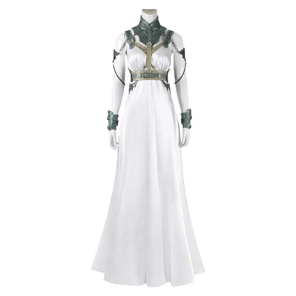 Final Cosplay Fantasy VII Ever Crisis Tifa Lockhart White Bunny Girls Dress Costume FF7 EC Fantasy Disguise Halloween Clothes