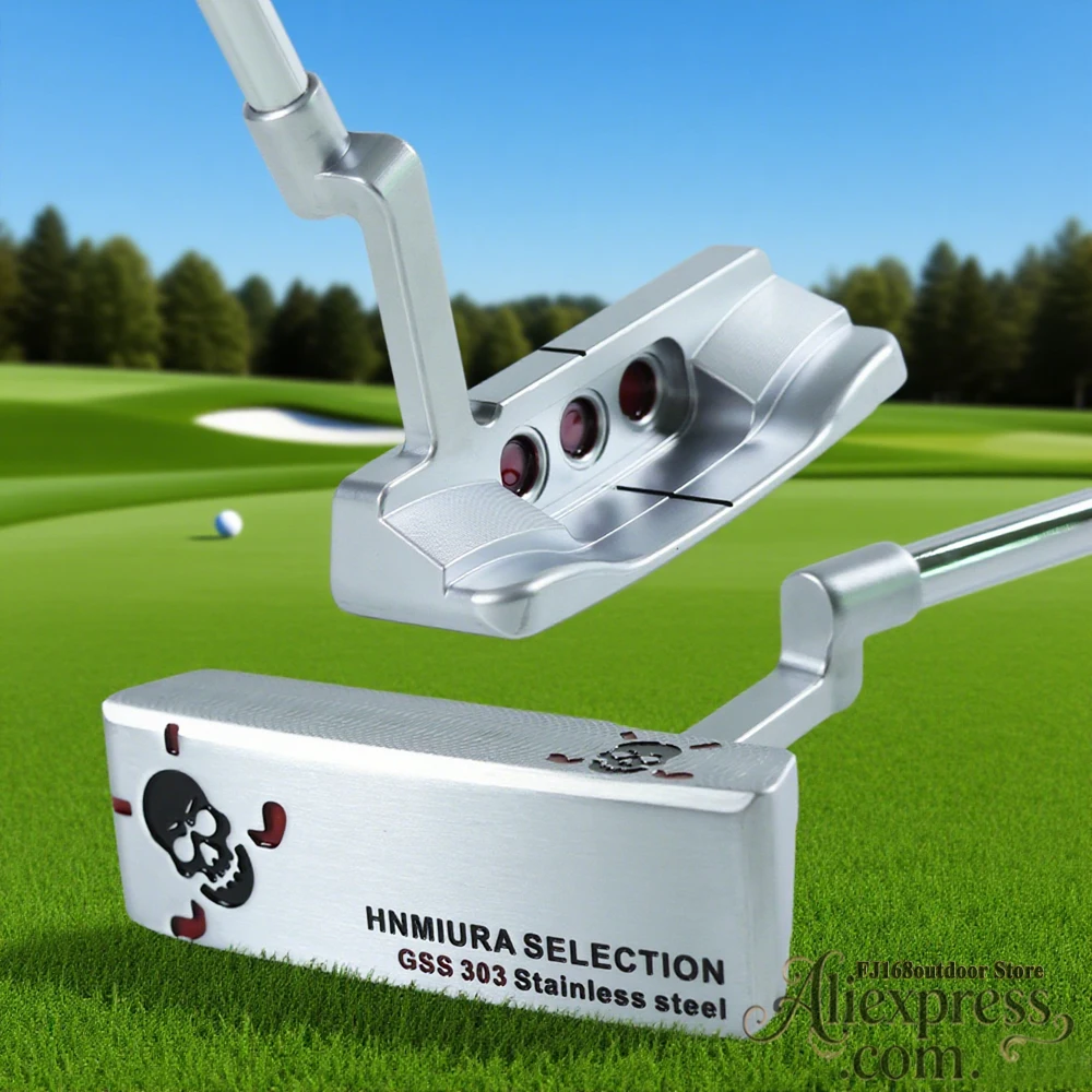 

Golf Clubs Silver HNMIURA Golf Putter GSS303 Stainiess Steel Golf Putter Aiming Stable Putter