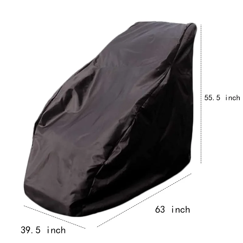 Custom logo full body massage chair cover waterproof and dustproof armrest chair cover 210D Oxford durable