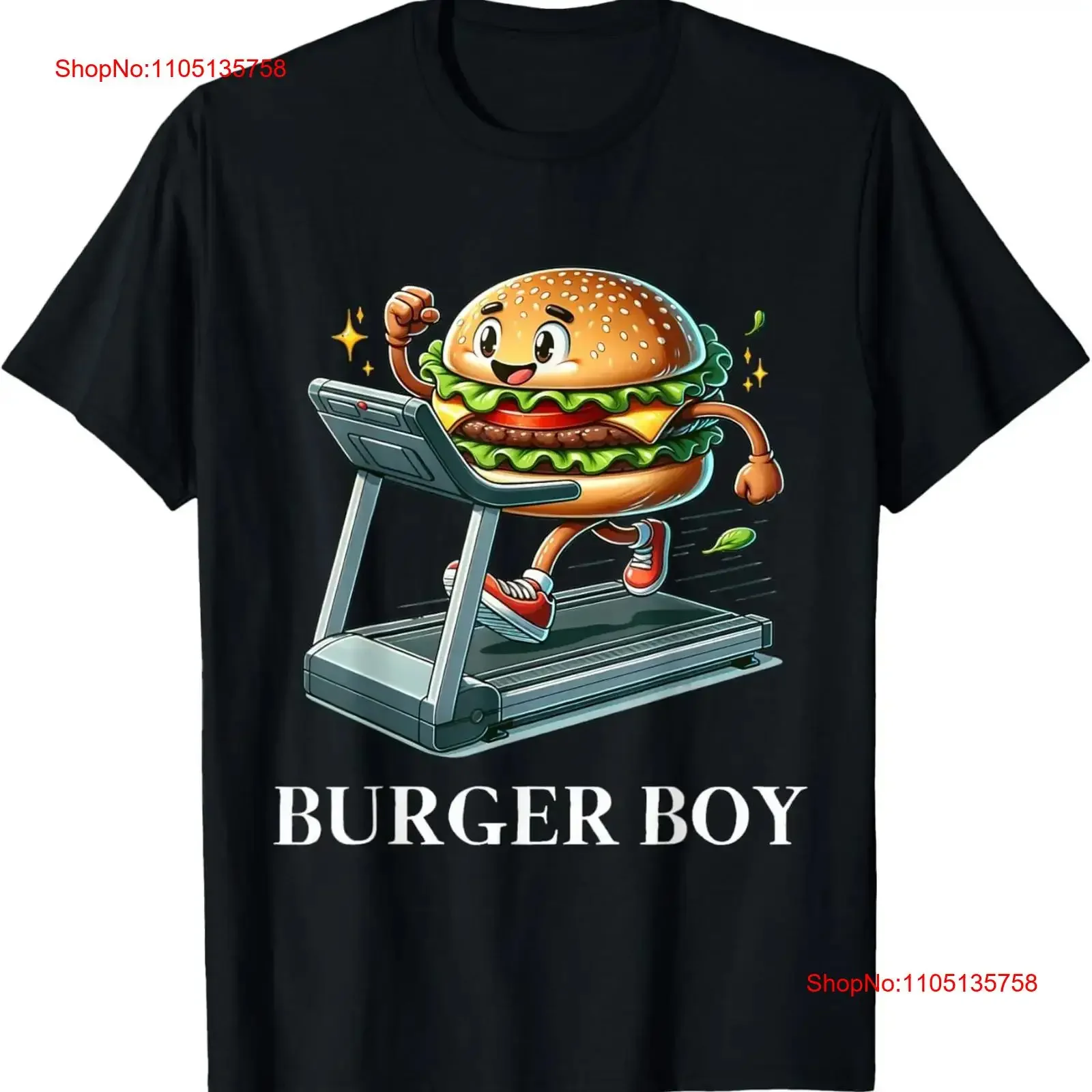 

Running Hamburger Cheeseburger Funny Fast Food Lover T Shirt vintage Washed Unisex Versatile Comfortable Slightly Breathable