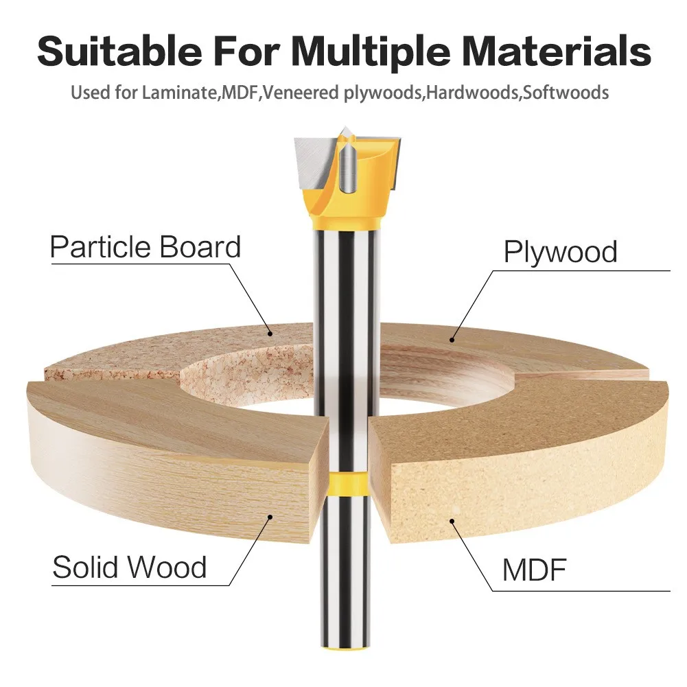 Woodworking hole opener, 15mm-100mm reaming drill bit, hinge, alloy, plastic, wood drill bit, woodworking tools.