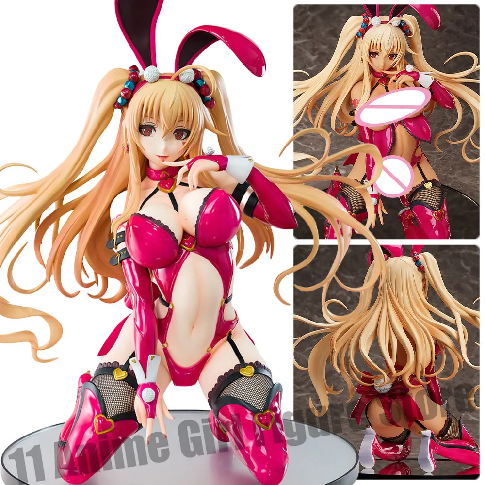 

1/4 Scale 35cm Native Japanese Girl Anime Figures Caroline Yuri Bunny Girl Ver. PVC Adult Collectible Statue Model Toys