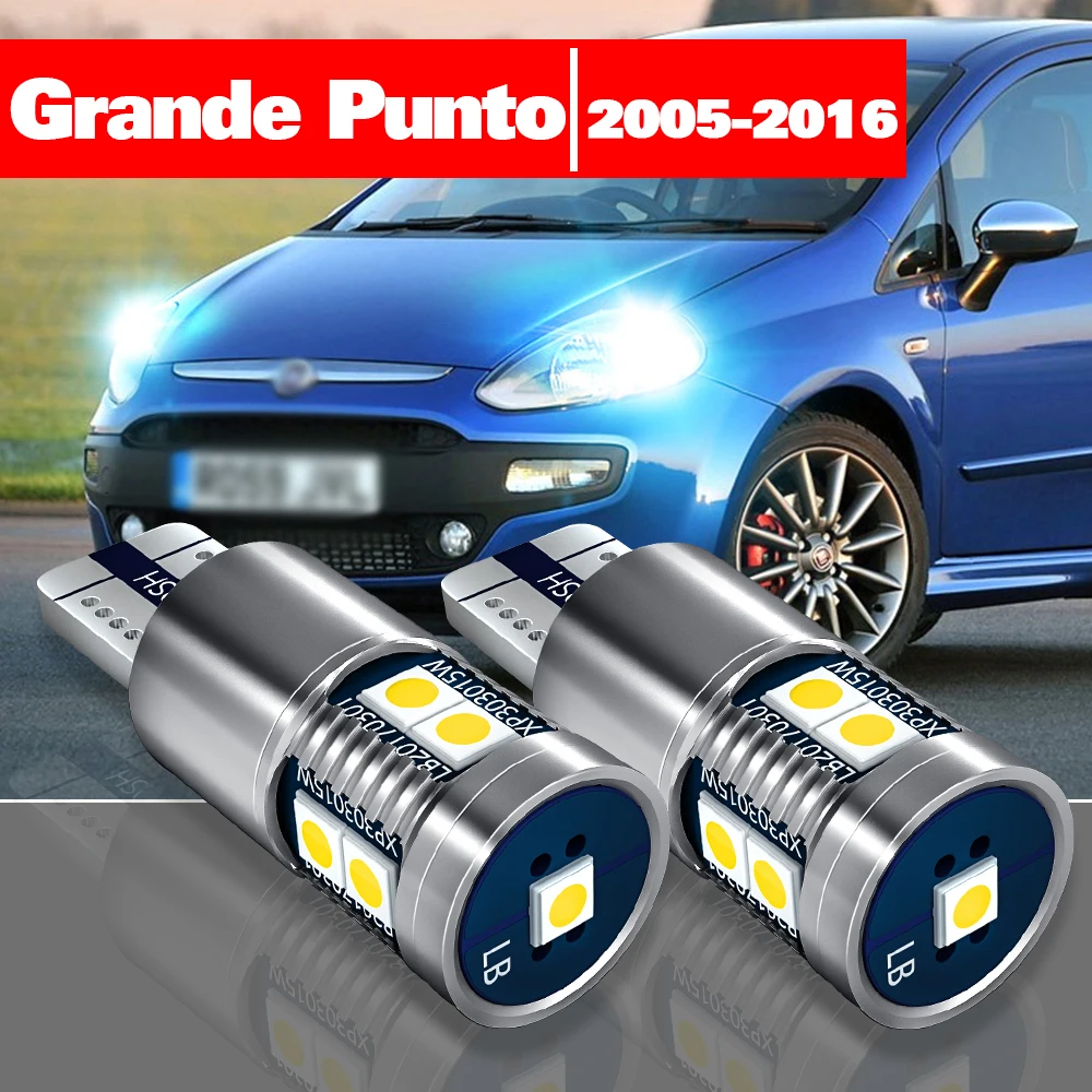 

For Fiat Grande Punto 2005-2016 Accessories 2pcs LED Parking Light Clearance Lamp 2007 2008 2009 2010 2011 2012 2013 2014 2015